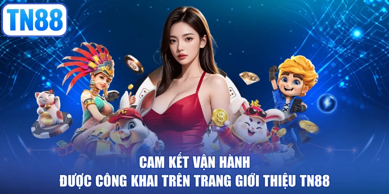 Cam kết vận hành được công khai trên trang giới thiệu TN88