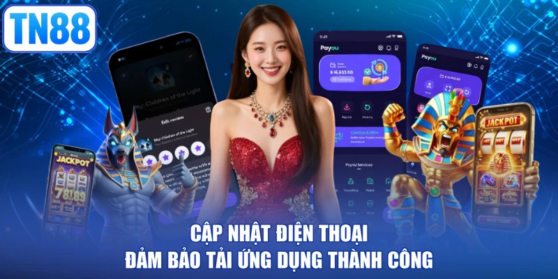Cập nhật điện thoại đảm bảo tải ứng dụng thành công