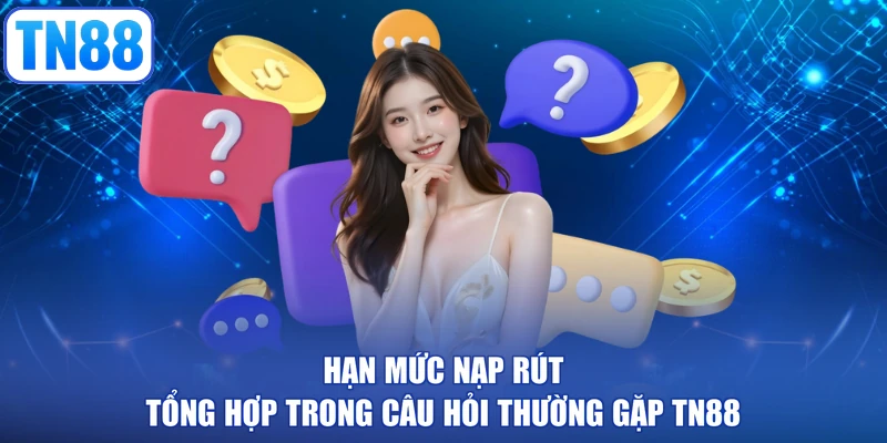 Hạn mức nạp rút tổng hợp trong câu hỏi thường gặp TN88